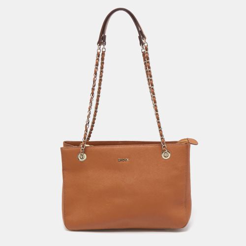 Dkny Brown Saffiano Leather Bryant Park Tote - Dkny - Modalova