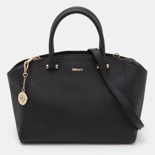 DKNY Black Leather Bryant Park Satchel - Dkny - Modalova