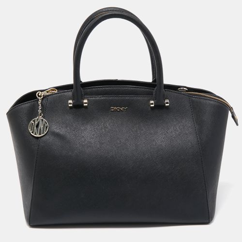 DKNY Black Leather Bryant Park Satchel - Dkny - Modalova