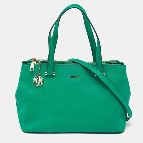 DKNY Green Leather Bryant Park Double Zip Tote - Dkny - Modalova