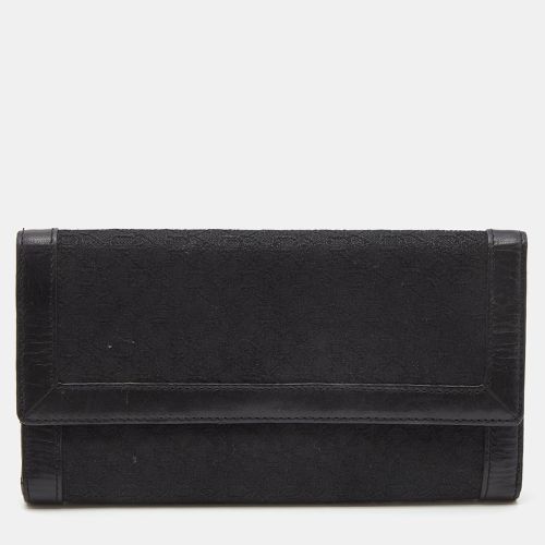 Signature Canvas and Leather Continental Wallet - Dkny - Modalova