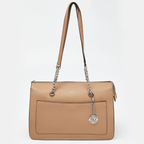 Leather Large Bryant Chain Zip Tote - Dkny - Modalova