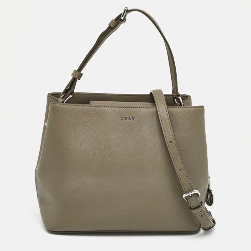 DKNY Beige Leather Bryant Bucket Bag - Dkny - Modalova