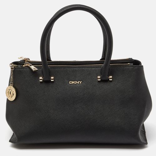 DKNY Black Saffiano Leather Bryant Park Zip Tote - Dkny - Modalova