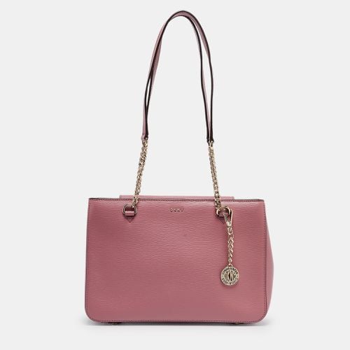 Leather Bryant Park Chain Tote - Dkny - Modalova