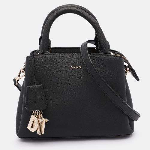 DKNY Black Leather Paige Satchel - Dkny - Modalova