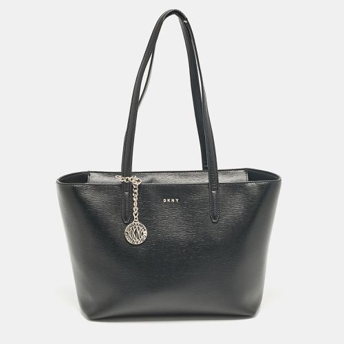 DKNY Black Leather Medium Bryant Tote - Dkny - Modalova