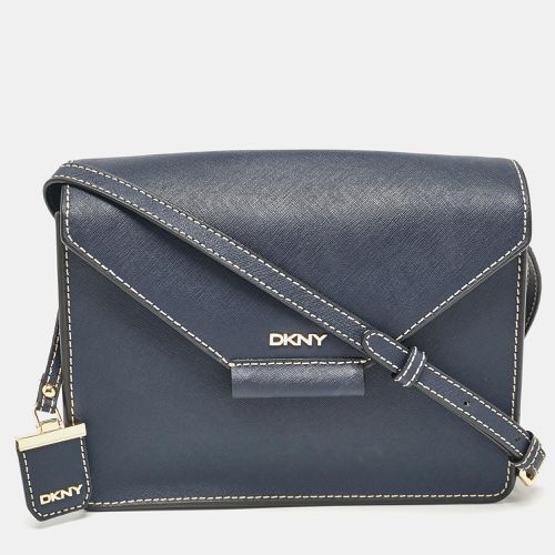 Saffiano Leather Envelope Flap Shoulder Bag - Dkny - Modalova