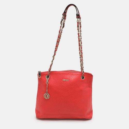 Dkny Red Leather Shoulder Bag - Dkny - Modalova