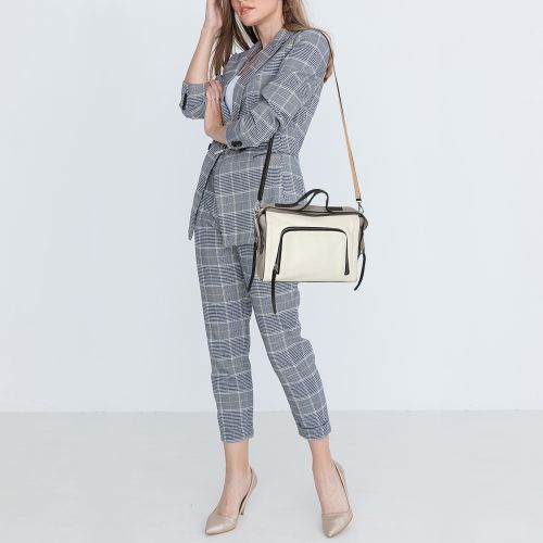 Grey Leather Top Handle Bag - Dkny - Modalova