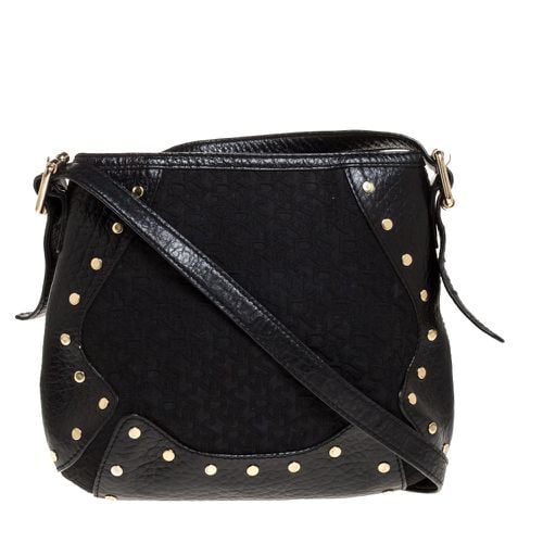 Dkny Black Canvas and Leather Crossbody Bag - Dkny - Modalova