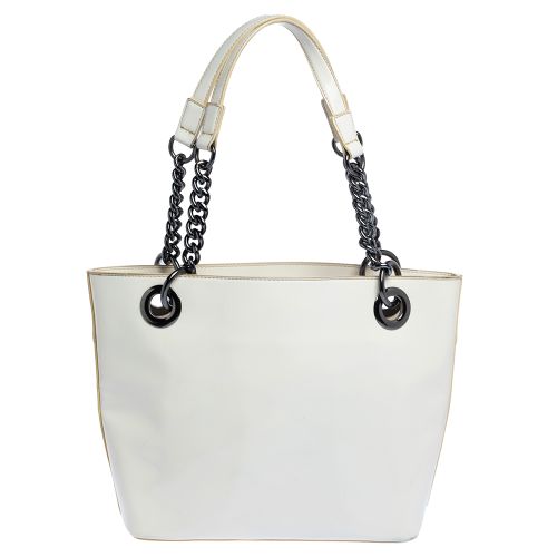 Dkny White Patent leather Tote Bag - Dkny - Modalova