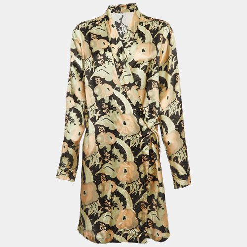 Dries van Noten Multicolor Floral Printed Satin Jacket L - Dries van Noten - Modalova