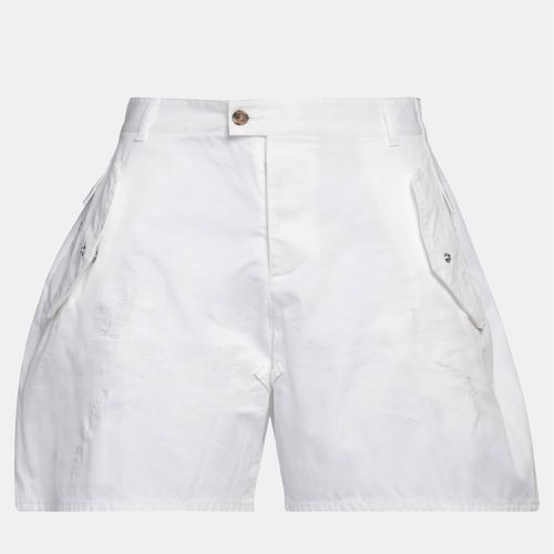 Dsquared2 White Denim Bermuda Shorts Size 40 - Dsquared2 - Modalova