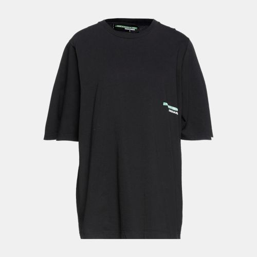 Dsquared2 Black Jersey Oversized T-Shirt XS - Dsquared2 - Modalova