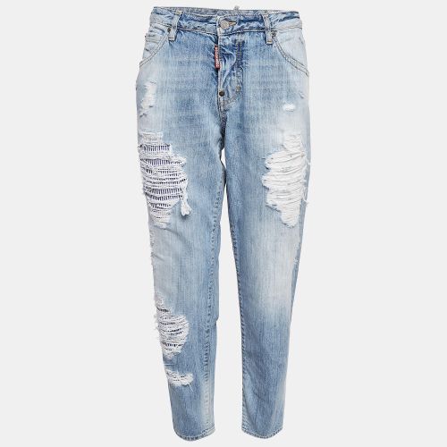 Dsquared2 Blue Distressed Denim Jeans M Waist 33" - Dsquared2 - Modalova