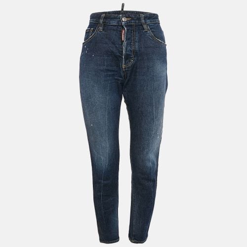 Dsquared2 Blue Washed Denim Skinny Dan Jeans S Waist 31" - Dsquared2 - Modalova