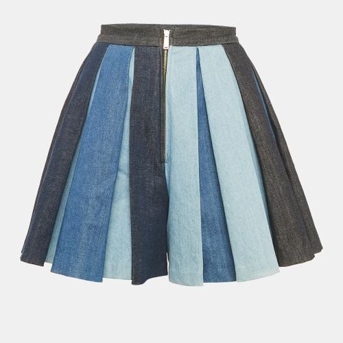 Dsquared2 Blue Denim Pleated Shorts XS - Dsquared2 - Modalova