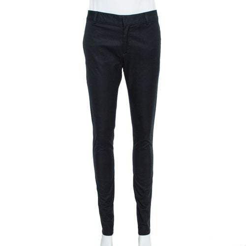 Dsquared2 Black Cotton Tapered Trousers M - Dsquared2 - Modalova