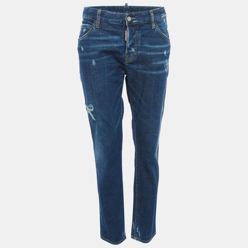 Dsquared2 Blue Distressed Denim Cool Girl Jean M - Dsquared2 - Modalova