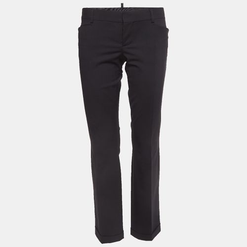 Dsquared2 Black Wool Trousers M - Dsquared2 - Modalova