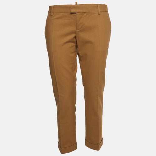 Dsquared2 Brown Cotton Formal Trousers M - Dsquared2 - Modalova