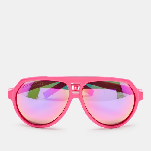 Dsquared2 Pink Mirrored DQ0093 75Z Aviator Sunglasses - Dsquared2 - Modalova