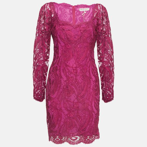 Emilio Pucci Pink Lace V-Neck Mini Dress M - Emilio Pucci - Modalova