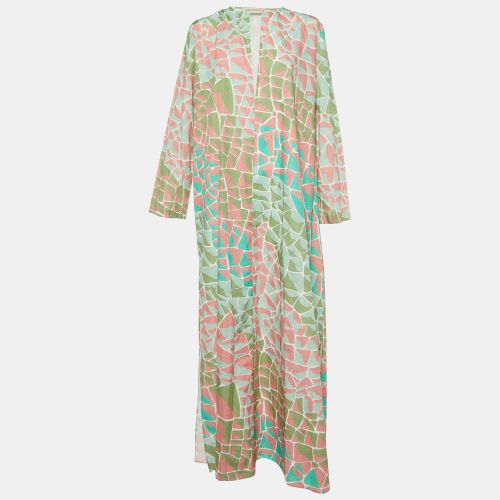 Emilio Pucci Multicolor Printed Cotton Maxi Dress L - Emilio Pucci - Modalova