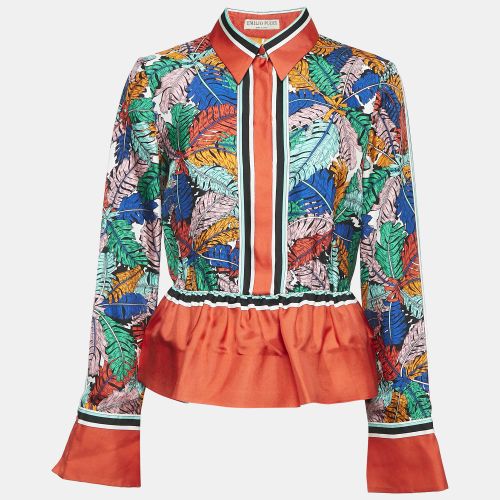 Emilio Pucci Multicolor Tropical Print Silk Button Front M - Emilio Pucci - Modalova