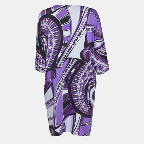 Printed Silk Mini Dress M - Emilio Pucci - Modalova