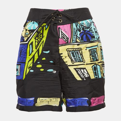 Emilio Pucci Multicolor Printed Silk Shorts S - Emilio Pucci - Modalova