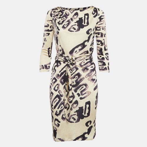 Printed Silk Jersey Mini Dress S - Emilio Pucci - Modalova