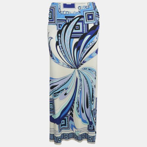 Emilio Pucci Multicolor Printed Silk Knit Maxi Skirt M - Emilio Pucci - Modalova
