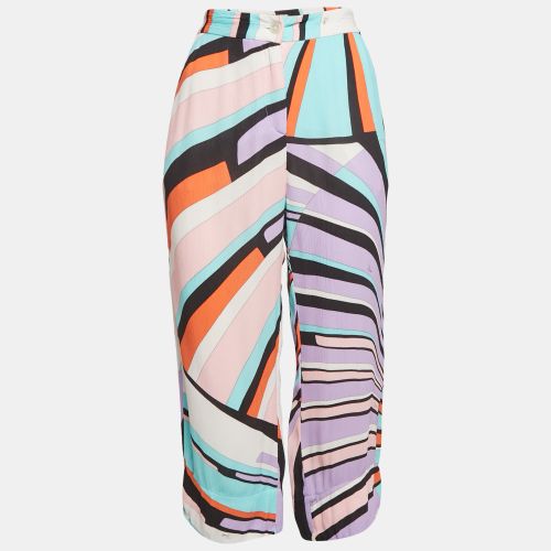 Emilio Pucci Multicolor Crepe Capri Pants M - Emilio Pucci - Modalova