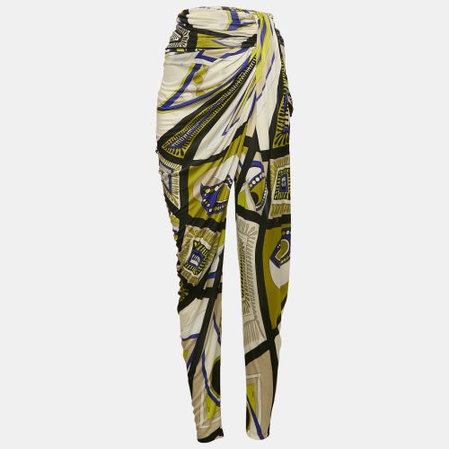 Printed Jersey Draped Trousers S - Emilio Pucci - Modalova