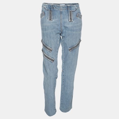 Emilio Pucci Faded Blue Denim Zip Detail Jeans M - Emilio Pucci - Modalova