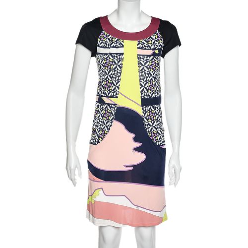 Printed jersey Shift Dress S - Emilio Pucci - Modalova