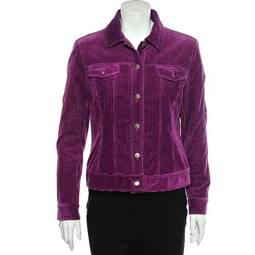 Emilio Pucci Purple Corduroy Button Front Jacket M - Emilio Pucci - Modalova