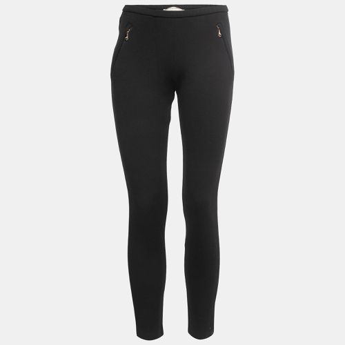 Emilio Pucci Black Knit Front Zip Detail Leggings M - Emilio Pucci - Modalova