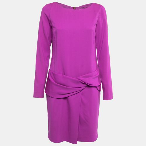 Emilio Pucci Purple Wool Drop Waist Long Sleeve Midi Dress M - Emilio Pucci - Modalova