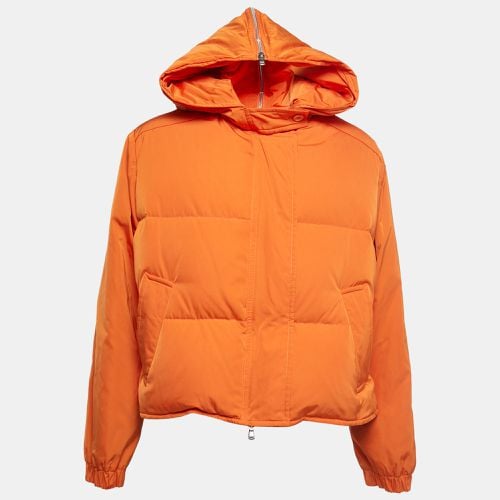 Emilio Pucci Orange Synthetic Hooded Down Jacket M - Emilio Pucci - Modalova