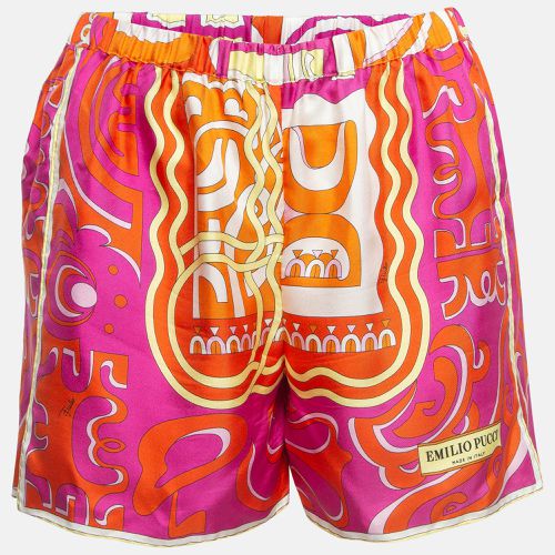 Emilio Pucci Multicolor Printed Silk Shorts S - Emilio Pucci - Modalova