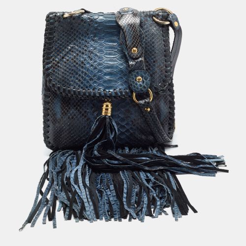 Python Tassel Flap Messenger Bag - Emilio Pucci - Modalova