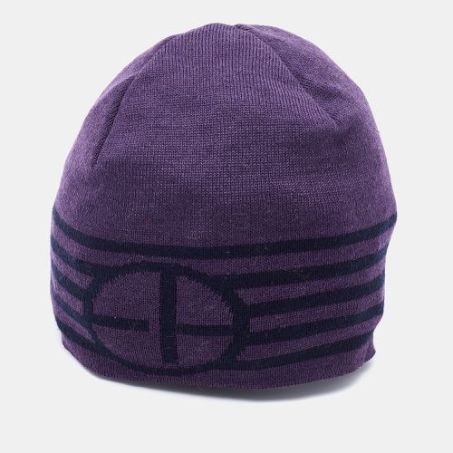 Emporio Armani Purple Striped Wool Beanie 56 cm - Emporio Armani - Modalova