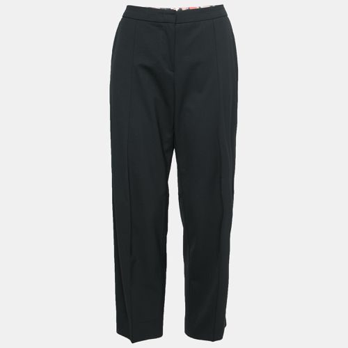 Emporio Armani Black Wool Tailored Pants M - Emporio Armani - Modalova