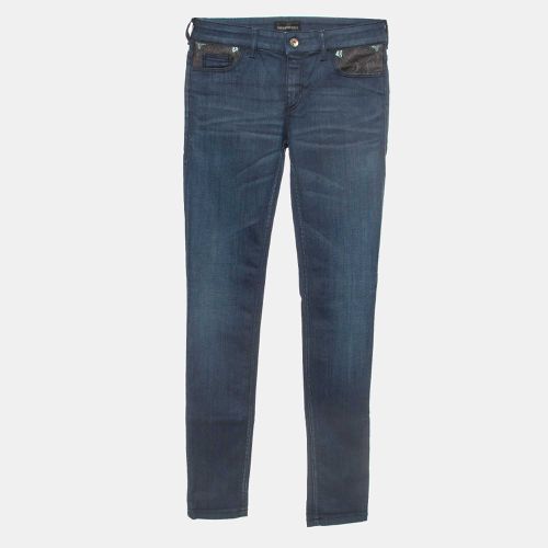 Emporio Armani Dark Blue Pocket Detailed Dakota Jeans M Waist 28" - Emporio Armani - Modalova