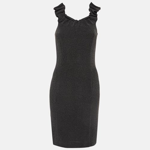 Emporio Armani Black/Grey Knit Mini Dress S - Emporio Armani - Modalova