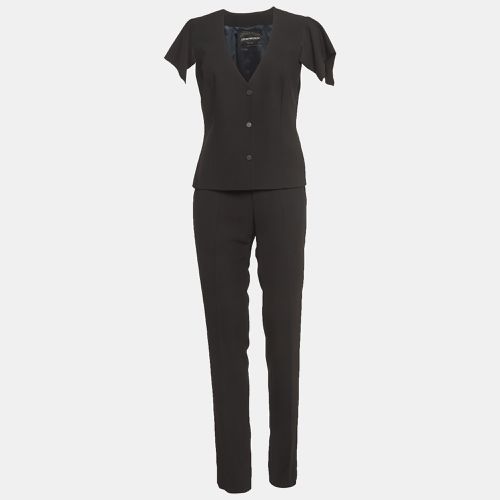 Cotton Pique Pantsuit M - Emporio Armani - Modalova