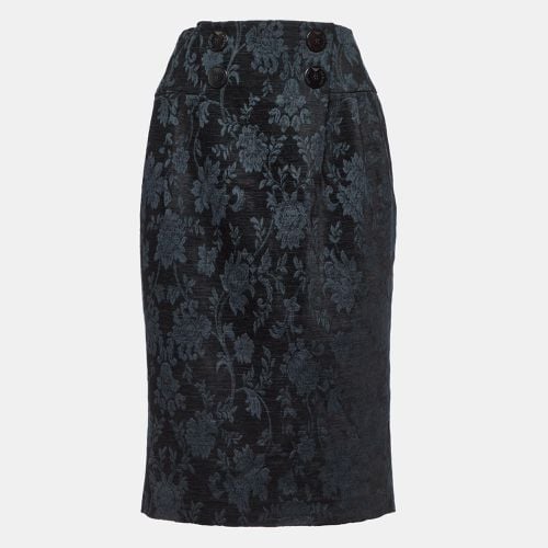 Floral Jacquard Midi Skirt M - Emporio Armani - Modalova